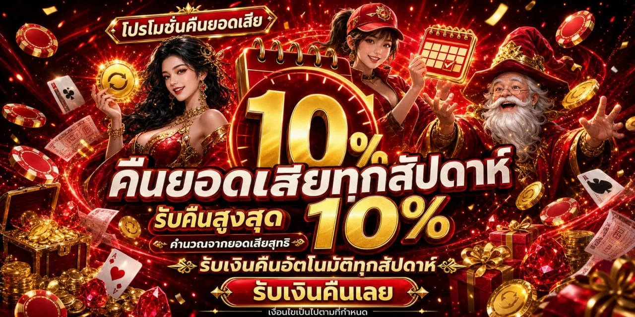 โปรโมชั่น M88 online casino คืนยอดเสียรายสัปดาห์